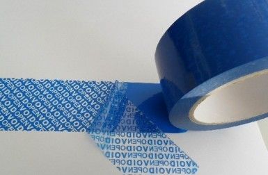 Tamper-evident security anti-counterfeit seal tape for carton package