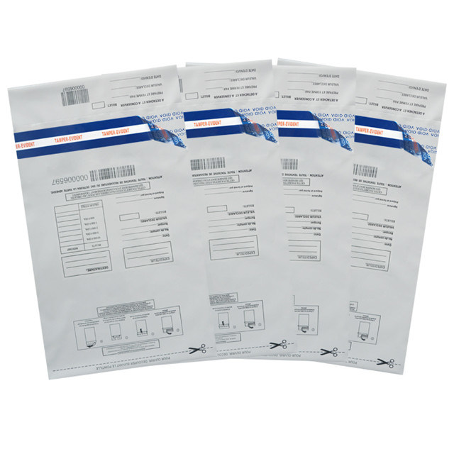 Polypropylene Tamper Proof Evidence Bags For Confidential Documents
