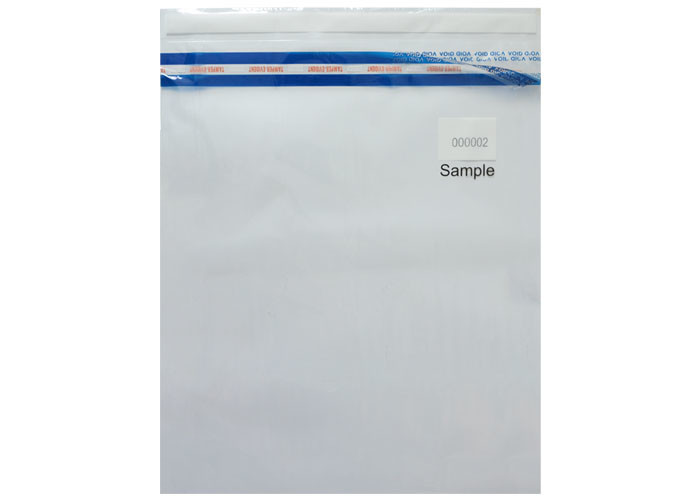 Professional Tamper Evident Security Bags / Tamper Proof Poly Bags