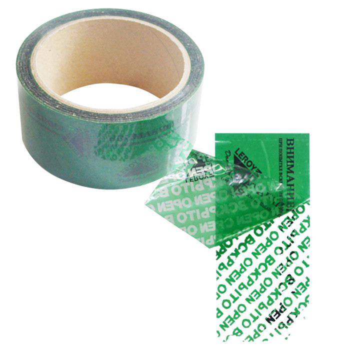 Use Anti Thief Tamper evident Security Tape Size Follwo