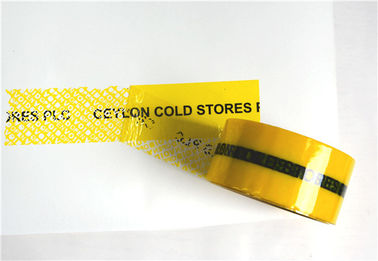 quality Customized OPENVOID Tamper Evident Security Tape / PET Packing Adhesive Tape factory