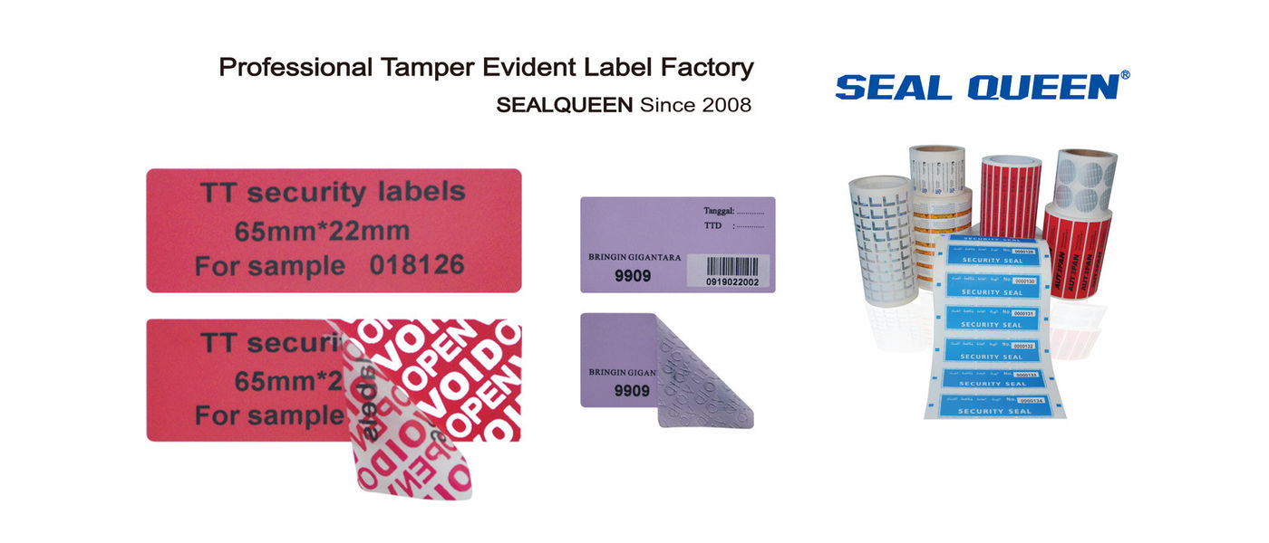 China best Printable Security Labels on sales