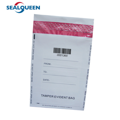 Opaque Packing Tamper Evident Security Bags Custom Plastic Self Seal
