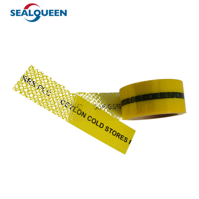 Good Adhesive Void Open Security Tamper Evident Sealing Tape For Carton Box