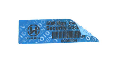 Dark Object Non Residue Security Labels / Anti Tampering Tape Full Color