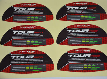 Golf Waterproof Vinyl Label Stickers Strong Glue For Brand Protection