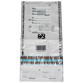 Anti Counterfeit Safety Tamper Proof Deposit Bags With Polypropylene Material