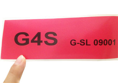 G4S Transportation Company Printable Security Labels With Unique Serial Number