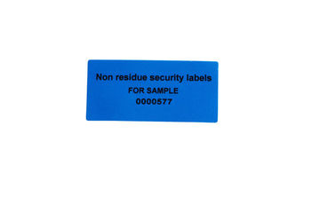 Non Transfer Void Open Label Custom Serial Number Tamper Evident Label For Envelope