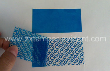 Custom Logo Tamper Evident Label Self Adhesive Security Seal Label Sticker