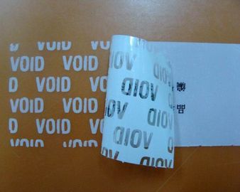 Waterproof Warranty Seal Sticker / VOID Label Stickers Galssine Paper