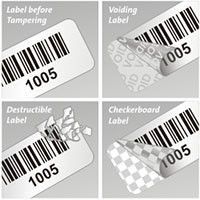 One - Time Custom Tamper Proof Security Labels With Release Glassine Paper