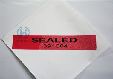 Anti - Fake Sticker Tamper Evident Security Sticker Labels For Fast Food Packaging