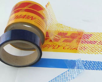 Courier Gloosy WaterProof Tamper Seal Tape For Carton Sealing Eco Friendly