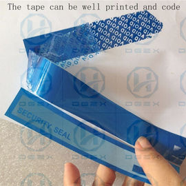 VOID OPEN Custom Printed Security Tape Tamper Evident Sealing Tape For Packing