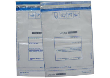 Plastic Deposit Tamper Evident Bag Document Security Packaging Bag