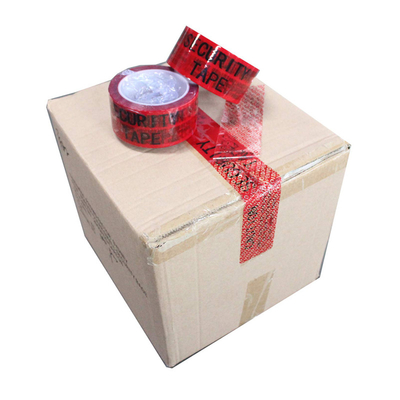 Tamper Evident Tape Void Open Anti Theft Security Seal Tape For Packaging