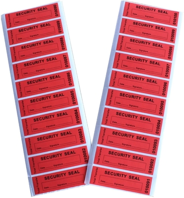 Total Transfer Self Adhesive Pet Void Open Tamper Evident Label For Box