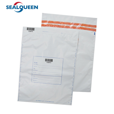 Plastic Tamper Evident Deposit Bag Custom Logo Security Courier Shipping Bag