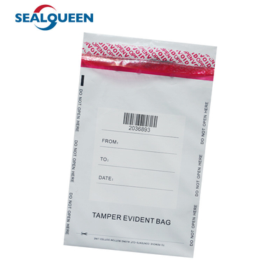 Custom Design Security Deposit Mail Bag Plastic Tamper Evident Packing Bag For Shipping