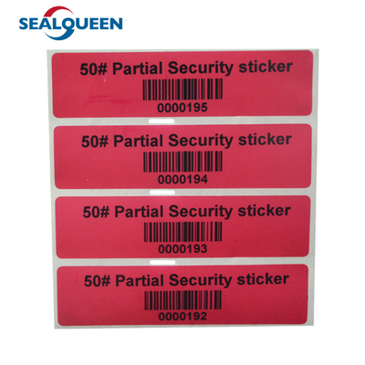 Tamper Evident Label Sticker Custom Design Printed Tamper Proof Security Seal Label