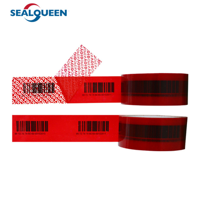 Custom Design Tamper Evidence Seal Open Void Security Adhesive Tape