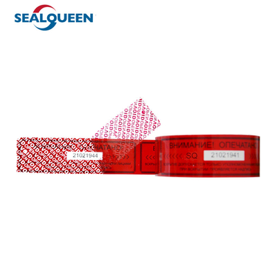 Tamper Evident Security Void Tape Logo Printing Security Sealing Tape