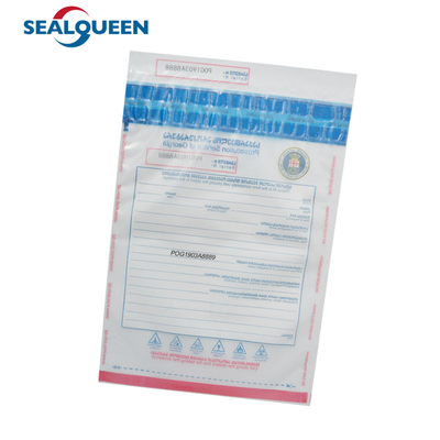High Security Tamper Evident Bag Level 4 Plastic Packing Customized