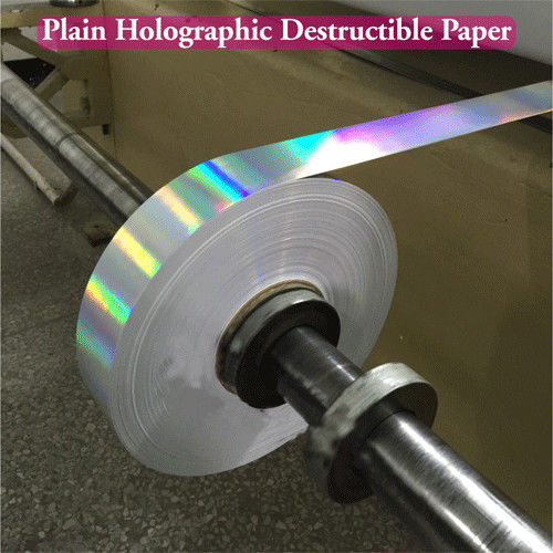 Ultra Destructible Tamper Evident Label Material , 3D Hologram Stickers