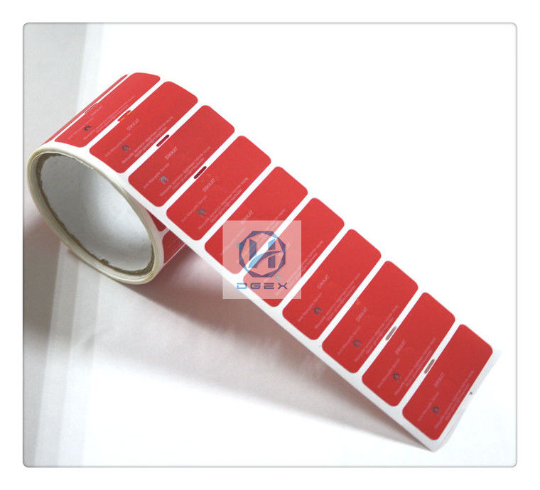 Customized Sharp Magnetic Security Labels Free Sample 66mm * 22mm