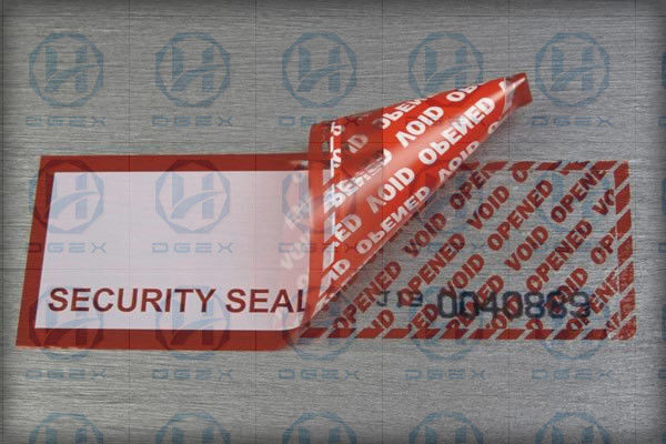 Self - Adhesive Security Tamper Seal Tape For Safety Packing Carton