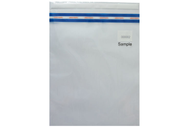 Professional Tamper Evident Security Bags / Tamper Proof Poly Bags