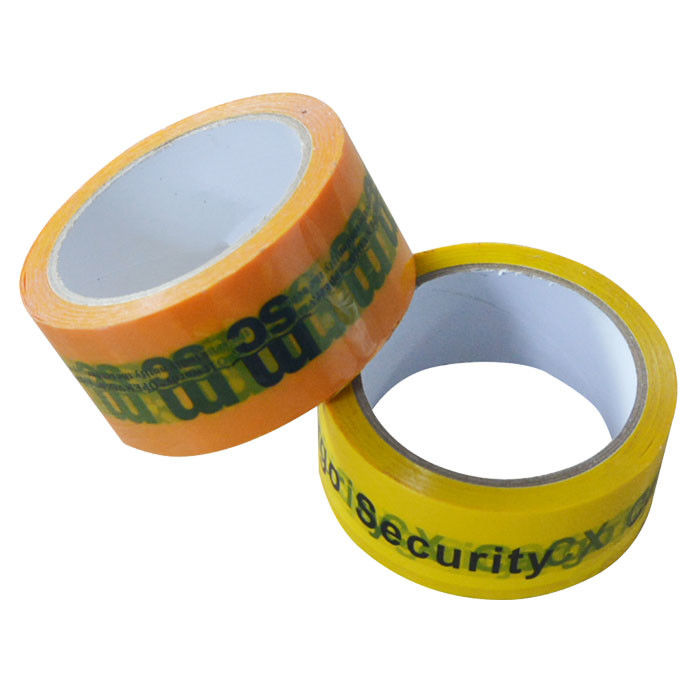 Self Adhesive High Residue Tamper Evident Security Tape For Carton Box Sealing