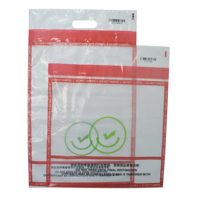 LDPE Customize LOGO Tamper Evident Bag Plastic Document Security Bag