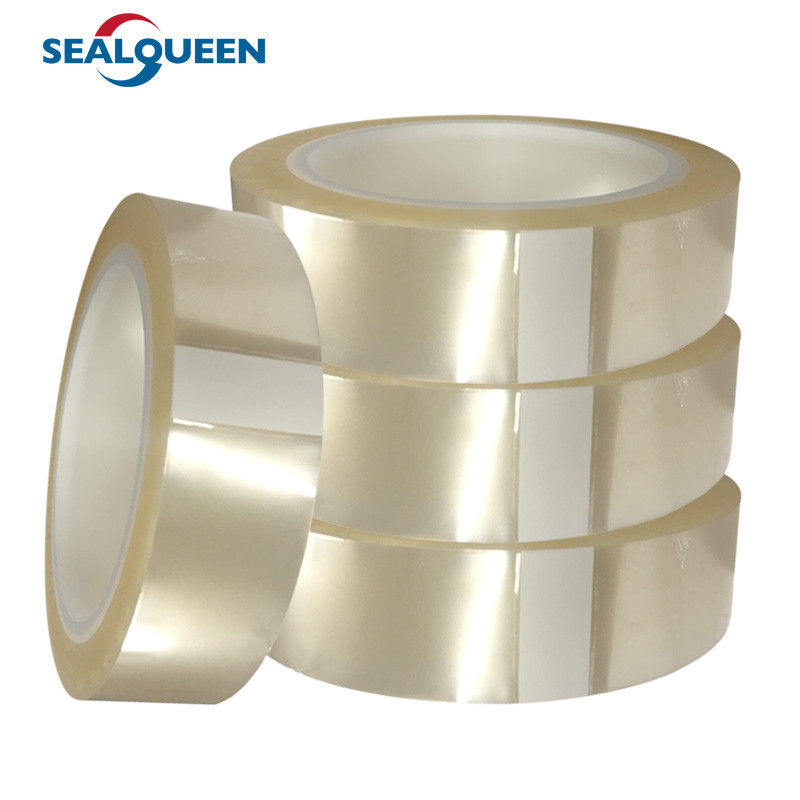Customized Size PET Easy Tear Tape Silicone Adhesive Clear PET Tape