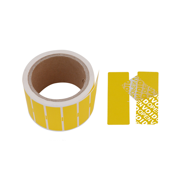 Anti Tamper Custom Security Stickers Labels / Adhesive Warranty Seal