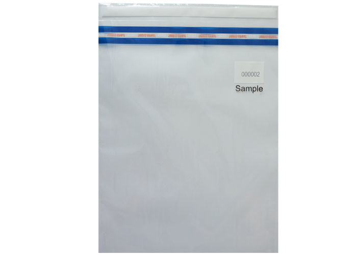 Professional Tamper Evident Security Bags / Tamper Proof Poly Bags
