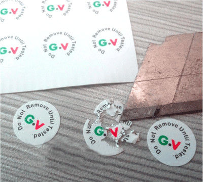 Customized Vinyl Destructive Fragile Eggshell Stickers Label Warranty ...