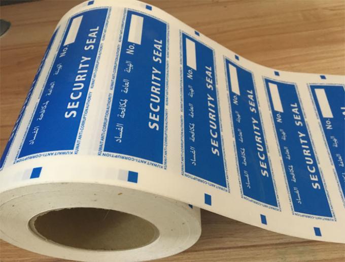 Custom Printing Void Open Security Label Tamper Evident Packing Label